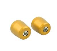 Extremos puños Manillar Puños De Manillar Motocicleta Tapa Tapón Deslizante Cubierta De Contrapeso para CBR500R CBR1000RR CBR600RR CBR250RR(Oro)