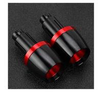 Extremos puños Manillar Puños Manillar Motocicleta Tapa Extremos Manillar Tapón Contrapeso Deslizante para CBR600RR CBR600 RR CBR 600RR 2003 2004-2021 2024 2023 2022(Rojo)