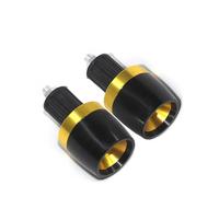 Extremos puños Manillar Tapón 22mm Los Extremos De Los Puños Manillar Las Motocicletas para CBR 600 400 900 650 150 125 300 500 929 954 1000 250 R/RR/F/XX(Oro-C)