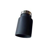 Extremos tubo escape coche 1 Pieza Accesorios Coche Boquilla Escape Con Chorro Arena Puntas Negras Silenciador AK Moldura(ID 70MM-OD 101MM)