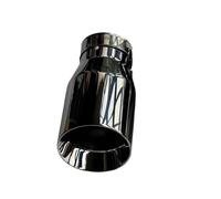 Extremos tubo escape coche 1 Uds. Punta De Escape Universal Acero Inoxidable/tubo Silenciador Accesorios Para Coche Punta de Silenciador(ID 60MM-OD 114MM)
