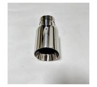 Extremos tubo escape coche 1 Uds Tubo De Escape Acero Inoxidable 304 Orificio Salida Bocina Garganta Cola Gran Diámetro 89mm 101mm 114mm Tamaño Punta de Silenciador(54mm-89mm)