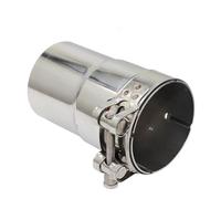 Extremos tubo escape coche Adaptador Reductor Tubo Escape Acero Inoxidable Universal Para Coche, Silenciador De Para Motocicleta, Soldado Punta de Silenciador(O.D 63MM-63MM)