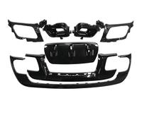 Extremos tubo escape coche Difusor Parachoques Trasero Para Land Para Rover Para Range Para Para Velar Silenciador Escape Marco Alerón Placa Divisora Kit Carrocería(Black)