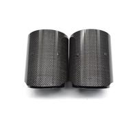 Extremos Tubo Escape Coche Lote 2 Para G20 G21 320i 330i Silenciadores Escape Fibra Carbono Conexión Directa A Boquilla Diámetro Interior 65 Mm(B ID65MMOD89MM)