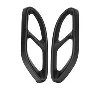 Extremos Tubo Escape Coche Par Colectores Escape Dobles Traseros Acero Inoxidable Para Benz Clase E/C/B/A GLC GLS GLE CLA Color Negro Mate(Matt Black)