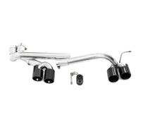 Extremos Tubo Escape Coche Para B&MW E90 E92 E93 320i 325i Modificado M3 M4 Parachoques Punta De Escape Silenciadores Sistema De Escape Tubo De Escape De Cuatro Coches Cola Tubo Escape(Black)