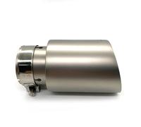 Extremos tubo escape coche Punta De Escape Universal Para Coche Acero Inoxidable Mate 304 Para Boquilla Un Solo Silenciador 1 Unidad(ID 60mm-OD 114mm)