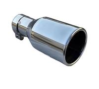 Extremos Tubo Escape Coche Punta Silenciador Escape Modificada Acero Inoxidable Universal Lisa Gran Diámetro Para Coche 1 Unidad(76-101mm)