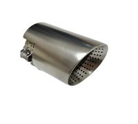 Extremos Tubo Escape Coche Puntas Escape Carbono Plateadas M2 M3 M4 M5 M6 Para F87 F80 F82 F83 F90(Punching 60mm-89mm)