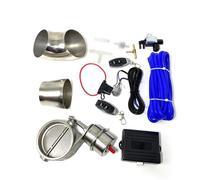 Extremos tubo escape coche Válvula De Control De Escape De 2 ''/2,5''/3'', Actuador De Vacío Tipo Cerrado + Mando A Distancia Inalámbrico + Tubo De Codo tubos de escape(2Inch-51MM)