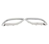 Extremos Tubos Escape Para Benz Para CLA Clase C118 Para AMG Line 2020-2024 1 Par Repuesto Izquierdo Derecho 1184920200 Embellecedores De Tubo Escape Plateados(Plata)