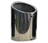 Extremos Tubos Escape Para Golf 6 7 Para Mk6 Para Mk7 Para Lavida Para Bora Silenciador Punta De Acero Inoxidable Tubo Escape Coche Negro Titanio(S 1PC)