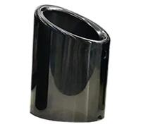 Extremos Tubos Escape Para Golf 6 7 Para Mk6 Para Mk7 Para Lavida Para Bora Silenciador Punta De Acero Inoxidable Tubo Escape Coche Negro Titanio(Black 1PC)