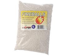 Extron Fireballs - Granulado extintor para baterías de litio, protección contra incendios, 1 litro