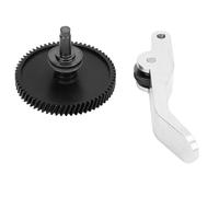 Extruder Gear Assembly Hardened Steel Extrusion Head Gear Aluminum Alloy Handle Kit for Bambu Lab