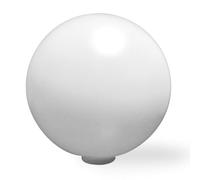 EXTRUMOL - Bola Farola Exterior - Globo de Iluminación - Polietileno - Recambio Tipo Rosca - Blanco (Blanco, 40 cm)