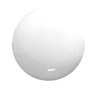 EXTRUMOL - Bola Farola Exterior - Recambio tipo Globo - Alumbrado Público - Exterior - Policarbonato Blanco - Medidas: Ø 40 cm - Boca: 17 cm