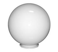 EXTRUMOL - Bola Farola Exterior - Recambio tipo Globo - Alumbrado Público - Policarbonato Blanco - Medidas: Ø 25 cm - Graipa Bayoneta: 11,8 cm