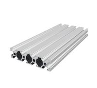 Extrusión de aluminio 1 Uds 2080 T ranura carril lineal perfil de aluminio CNC piezas de impresora 3D(500 mm)