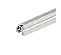 Extrusión de aluminio 2 piezas 2020R perfil de aluminio perfil de aluminio con ranura en T carril lineal(350 mm)