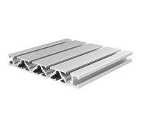 Extrusión de aluminio, perfil 15120, plano extrusión 15x120 mm, marco material riel lineal deslizante cuadrado anodizado for máquina grabado, extruido (negro, 550 largo)(Silver,650mm long)