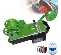 Extrusor de Filamento de Escritorio, Máquina de Filamento 3D, Botella de Plástico a Filamento 1.75mm, Velocidad/Temperatura Ajustables, Pantalla Digital para Creadores Ecológicos(Green)