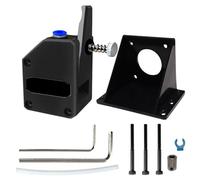 Extrusor Directo Bowden de Doble accionamiento Btech clonado Compatible con Impresora 3D MK8 V6 Ender 3 CR10 Compatible con filamento Flexible de TPU de 1,75 mm(Svart)