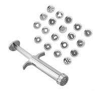 Extrusora de arcilla para manualidades, fondant, pastelería y pasta de azúcar, incluye 19 discos intercambiables para arcilla polimérica, decoración de pasteles, pan
