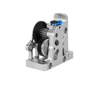 Extrusora de doble engranaje for CR10 CR 10S Ender3 V2 VORON HGX LITE, engranaje de reducción de acero duro, Motor de alta velocidad, piezas de impresora 3D(Silver Extruder)