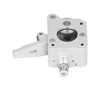 Extrusora de Doble Engranaje, Impresora 3D Extrusora de Doble Engranaje, Extrusora de Metal Plateado MK8 Accesorio de Impresora 3D Pieza de Repuesto para Prusa I3, Extrusoras de Impresora(Right Hand)