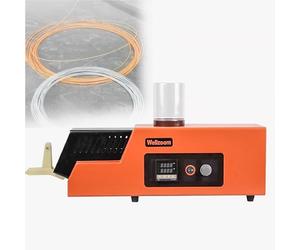 Extrusora de filamento de escritorio, velocidad ajustable de 300 a 650 mm/min, con 2 troqueles de extrusión, pantalla LCD, para materiales PLA, ABS, PVA