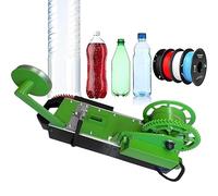 Extrusora de filamentos de escritorio para impresión 3D, fabricante de filamentos para impresora 3D, temperatura y velocidad ajustables, pantalla digital, extrusora de PET reciclado para proyectos d