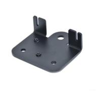 Extrusora placa de soporte trasero para CR10 y para ender 3 para impresora 3D, pieza de repuesto de aleación de aluminio con 3 ruedas para serie i3, para soporte robusto para mejorar el avance de