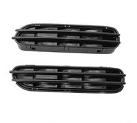 EXTRWORY 1 par de paneles de cubierta de rejilla delantera para BMW Serie 5 E60 E61 M5 2004-2010, material ABS reemplazo directo OE 51137896849 51137896850 reparación exterior del coche
