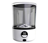 EXTRWORY 1 portátil para mini lavadora de plástico compacto de 15,4 x 15,4 x 22,9 cm, blanco y negro para familias, dormitorios, viajes, camping, caravanas (negro)