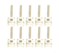 EXTRWORY 10 bloques de terminales de 25 mm² para disyuntor de barra colectora, conector de cable eléctrico de 63 A con carcasa de plástico, enlace seguro para caja de distribución y panel