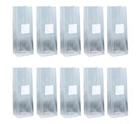 EXTRWORY 10 paquetes de bolsas de cultivo de hongos con parche de filtro para cultivo de alto rendimiento, material PP de retención de humedad para monotubs y jardinería interior (18 x 50 x 6)