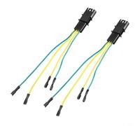 EXTRWORY 2 unids 4pin espejo lateral calefacción cable cable para BMW E90 F10 X5 X6 F01 F02 E70 E71 12V negro piezas de repuesto de coche conducción de invierno