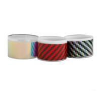 EXTRWORY 3 cintas protectoras de borde de paleta de pickleball para raquetas de 16 mm, pulido de espejo para tira de protección de TPU resistente a arañazos, 295 pulgadas de longitud para