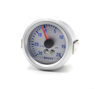 EXTRWORY 52mm 2 pulgadas Turbo Boost Gauge para coche pantalla LED -30 a 20 psi azul luz 12V DC automotriz interior Trim