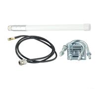 EXTRWORY 8dBi para antena LORA 915MHz 868MHz N-J macho para helio para RAK Hotspot HNT Miner, fibra de vidrio exterior con clip y alimentador de 1 m para largo alcance para GATEWAY