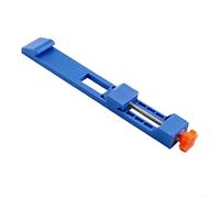 EXTRWORY Abrazadera de posicionamiento de fresado de sierra circular eléctrica, guía de base de máquina de corte ajustable, accesorio de madera preciso, plástico azul, 269 cm para artesanos del hogar