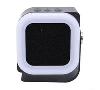 EXTRWORY Absorbedor de humo portátil para soldar con 3 ajustes y luz de curado LED para hacer joyas de bricolaje pequeño espacio de trabajo de estudio, tamaño compacto negro