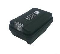 EXTRWORY Adaptador de batería de litio de 20 V Cargador USB con linterna para Worx 4 pines WA3530 WA3551 WA3553 Herramienta inalámbrica Convertidor de batería Negro para uso en camping al aire libre