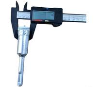 EXTRWORY Adaptador de martillo eléctrico, conector de varilla de resorte para limpieza de drenaje de 16 mm, 22 mm, con triple brida, ajuste seguro, construcción de hierro plateado para tareas de