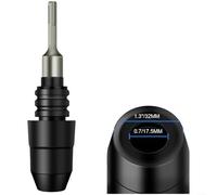 EXTRWORY Adaptador SDS-PLUS para SDS-MAX Convertidor de herramientas eléctricas de acero de aleación para taladro de martillo rotativo, brocas de demolición, renovación, construcción, bricolaje