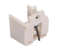 EXTRWORY Aguja de repuesto para Audio-Technica ATN3600LC Cartucho de punta cónica de 0,6 mm de grosor de plástico blanco aluminio para reproductores de discos de vinilo