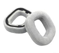 EXTRWORY Almohadillas de repuesto para auriculares inalámbricos Corsair HS80 RGB para juegos, almohadillas de piel de proteína, color gris, para jugadores (F)