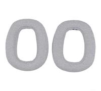 EXTRWORY Almohadillas de repuesto para auriculares Logitech Zone Vibe100, fundas transpirables de esponja suave, color rosa (gris)